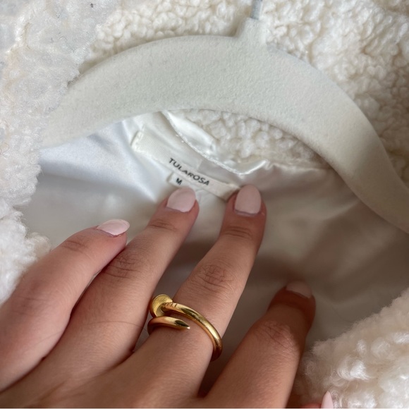 Tularosa Jackets & Coats Bailey Motto Jacket In Vanilla Bean